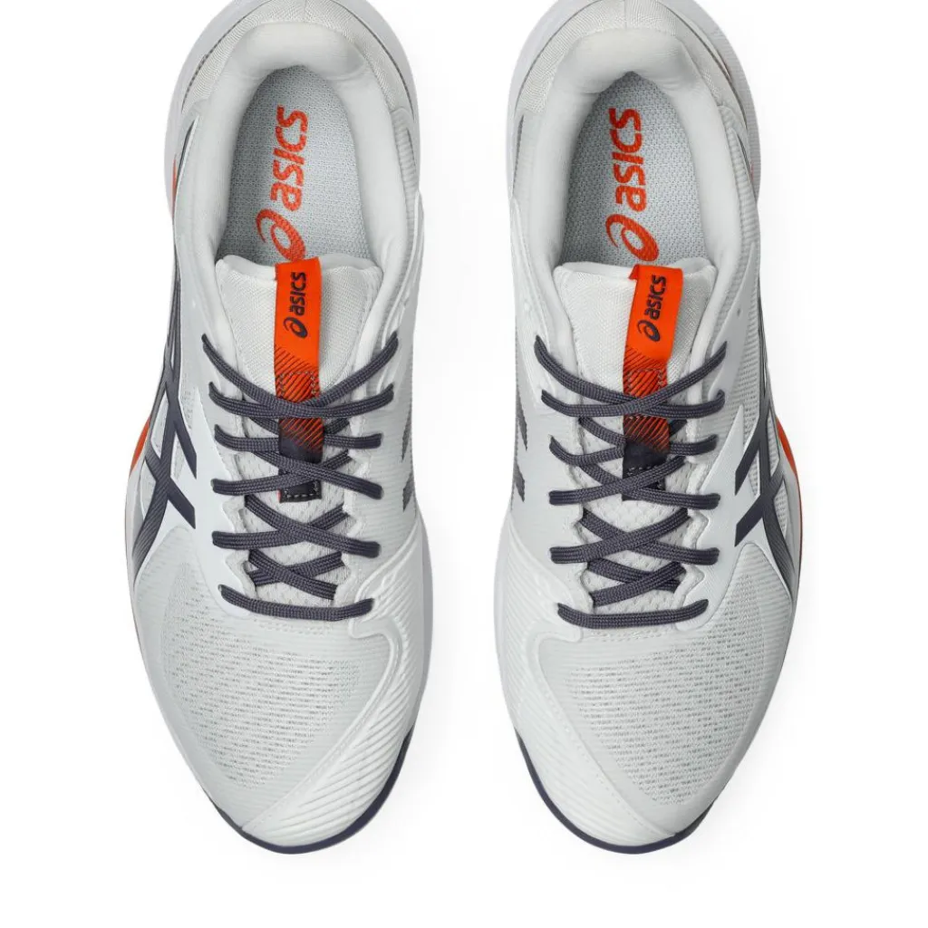 Asics Solution Speed FF 3 Clay tennisschoenen heren white greyish purple< Tennisschoenen