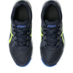 Asics Upcourt 6 GS indoorschoenen junior midnight safety yellow< Indoorschoenen