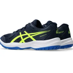 Asics Upcourt 6 GS indoorschoenen junior midnight safety yellow< Indoorschoenen
