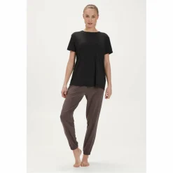 Sportshirt-Athlecia Lizzy S/S shirt dames black melange