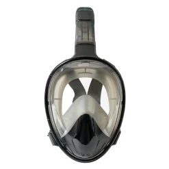 Zwemmen & Duiken-Atlantis 3.0 Full Face snorkelmasker black grey - S - M