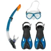 Zwemmen & Duiken-Atlantis Andros snorkelset black petrol blue - EU 36 - 41