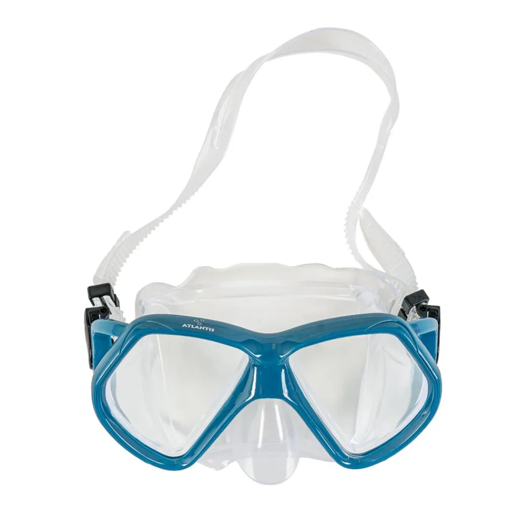 Zwemmen & Duiken-Atlantis Andros snorkelset black petrol blue - EU 36 - 41