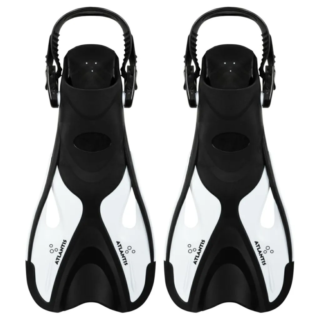 Atlantis Dolphin zwemvliezen black white - EU 36 - 41< Zwemmen & Duiken