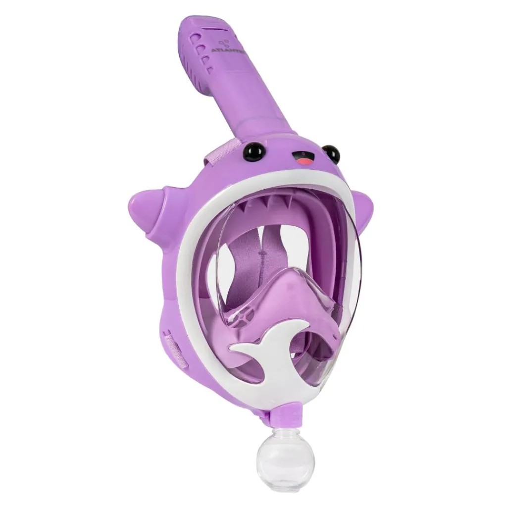Atlantis Full Face Whale snorkelmasker junior purple< Zwemmen & Duiken