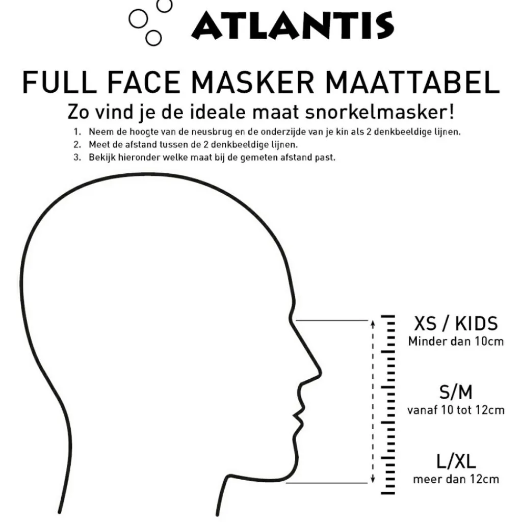 Atlantis Shark snorkelmasker junior pink< Zwemmen & Duiken