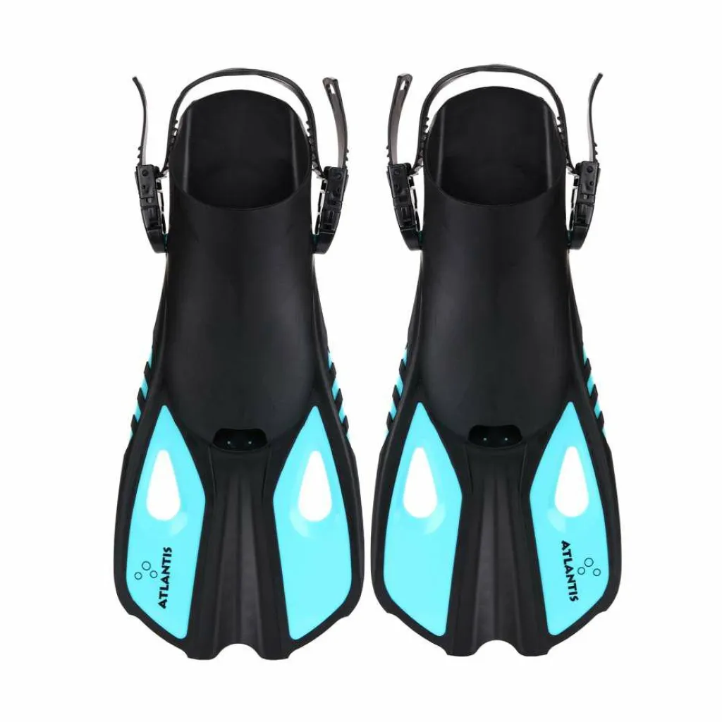 Zwemmen & Duiken-Atlantis Snapper zwemvliezen black turquoise - EU 37 - 41