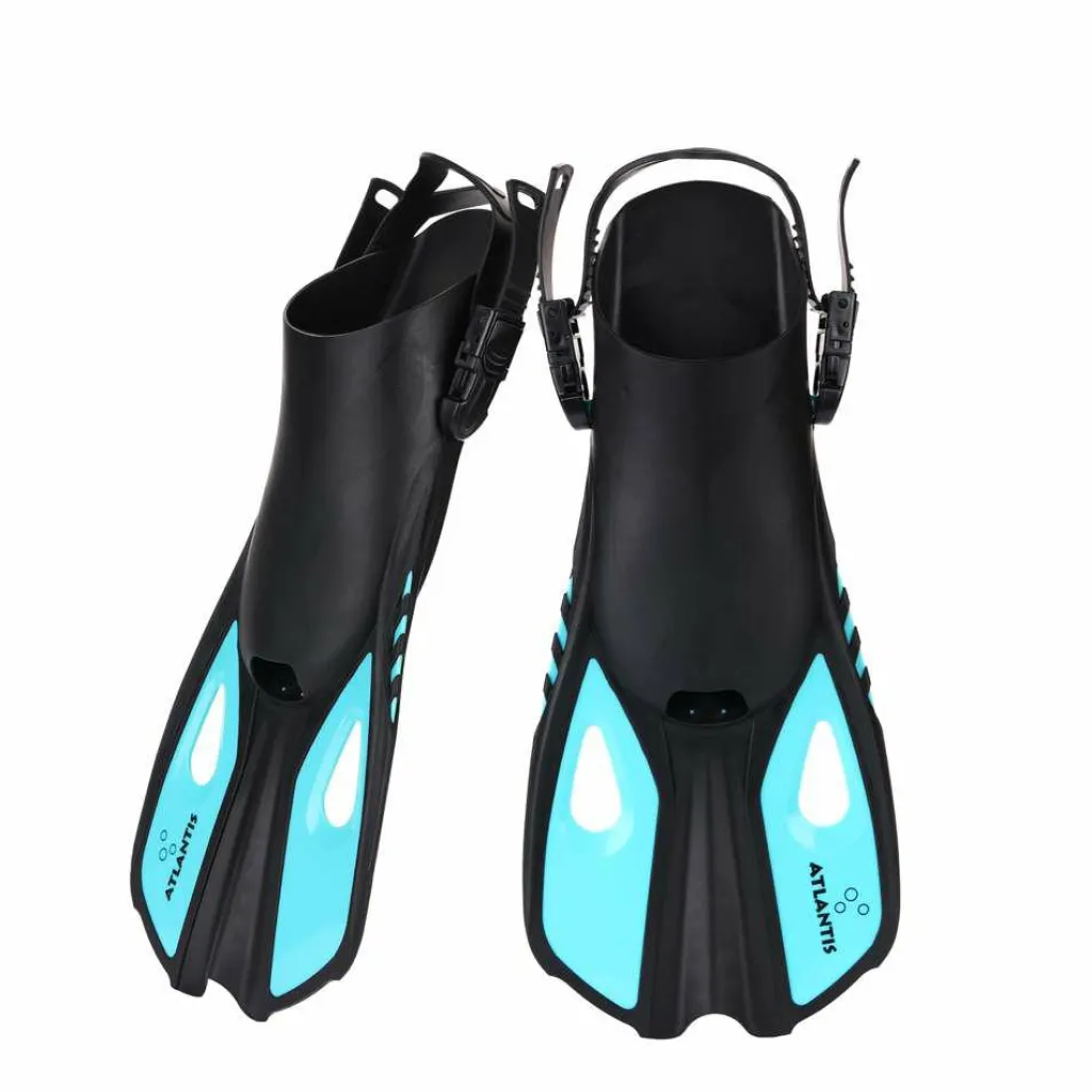 Zwemmen & Duiken-Atlantis Snapper zwemvliezen black turquoise - EU 37 - 41