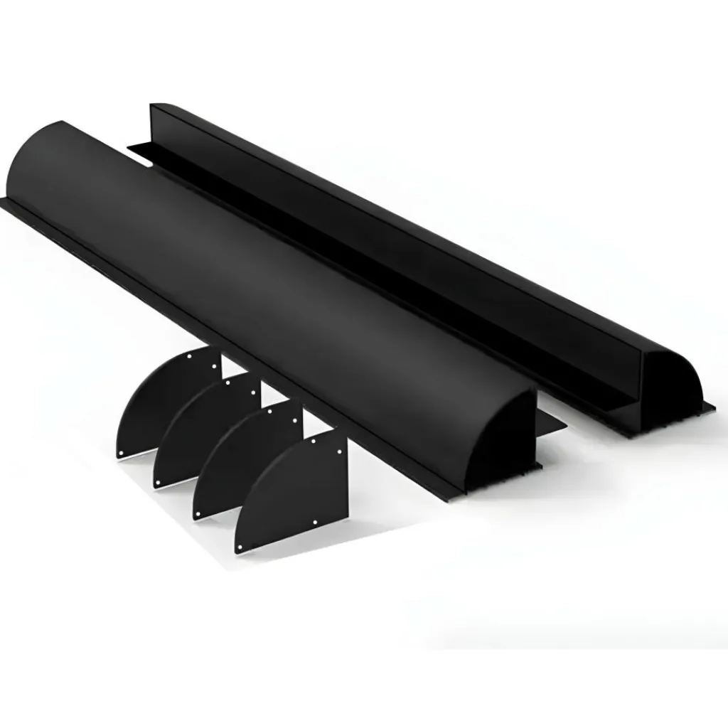 Zonnepanelen & Energie-Atlas Solar Spoiler voor zonnepaneel 70 cm zwart