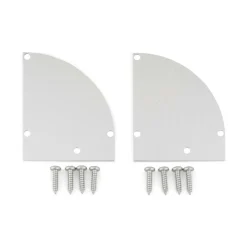 Zonnepanelen & Energie-Atlas Solar  Zijkapjes voor zonnepaneel spoiler zilver