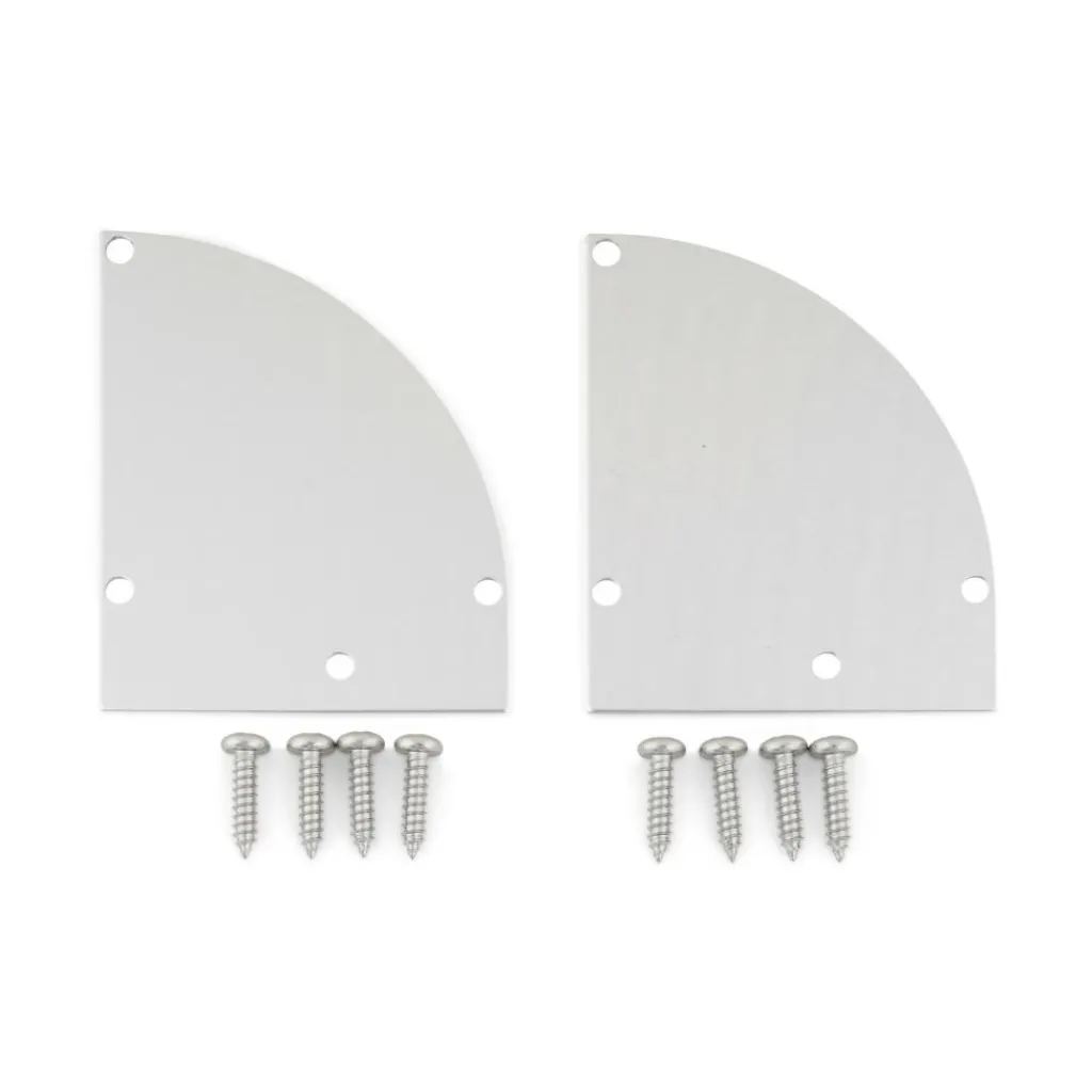 Zonnepanelen & Energie-Atlas Solar Zijkapjes voor zonnepaneel spoiler zilver