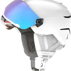 Atomic Savor Visor Stereo skihelm white heather< Skihelmen|Wintersport