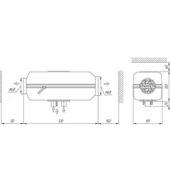 Autoterm 2D 24 volt dieselkachel< Kachels