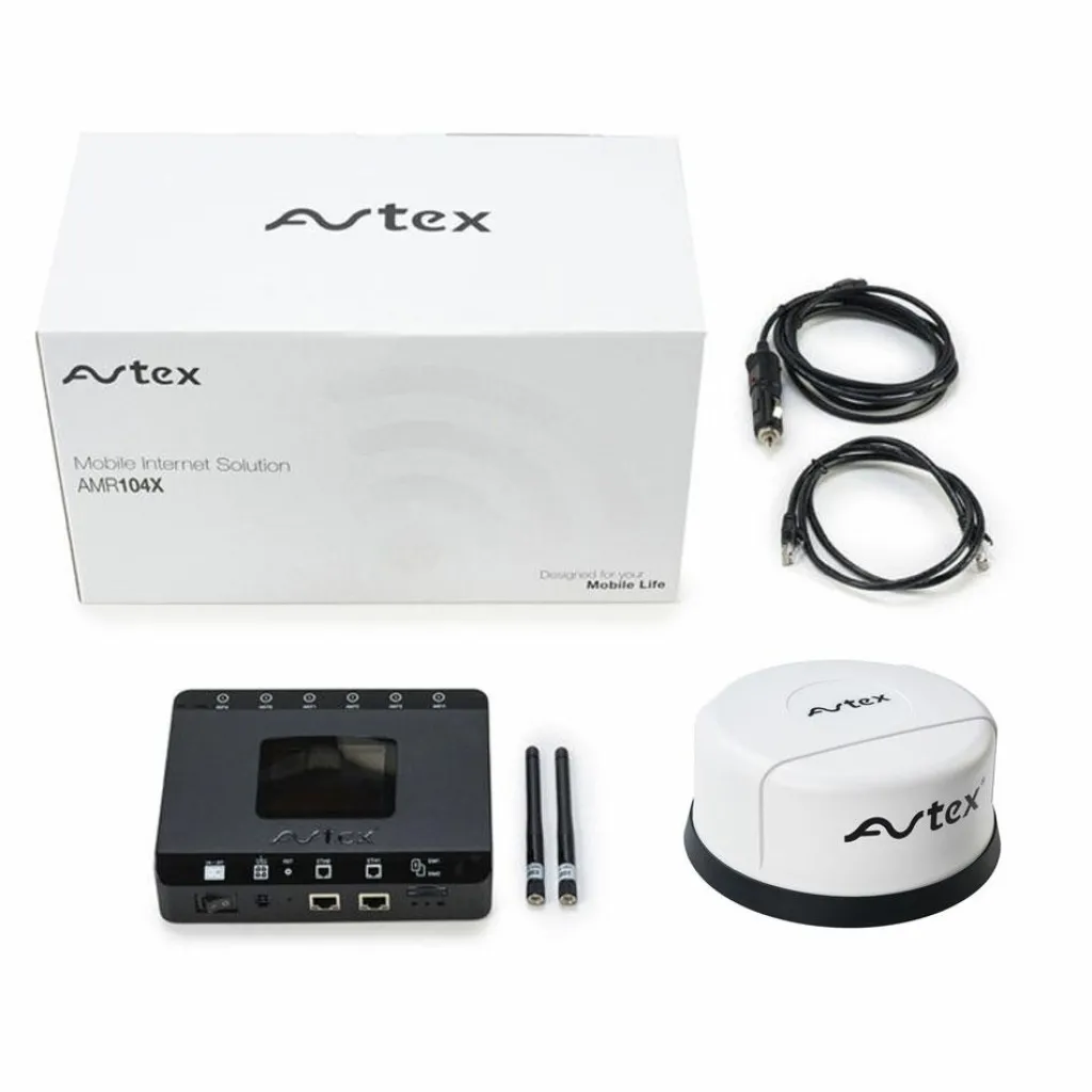Audio & Video-Avtex AMR104X 4G DualSim Cat 6 Mobiele internetoplossing wit
