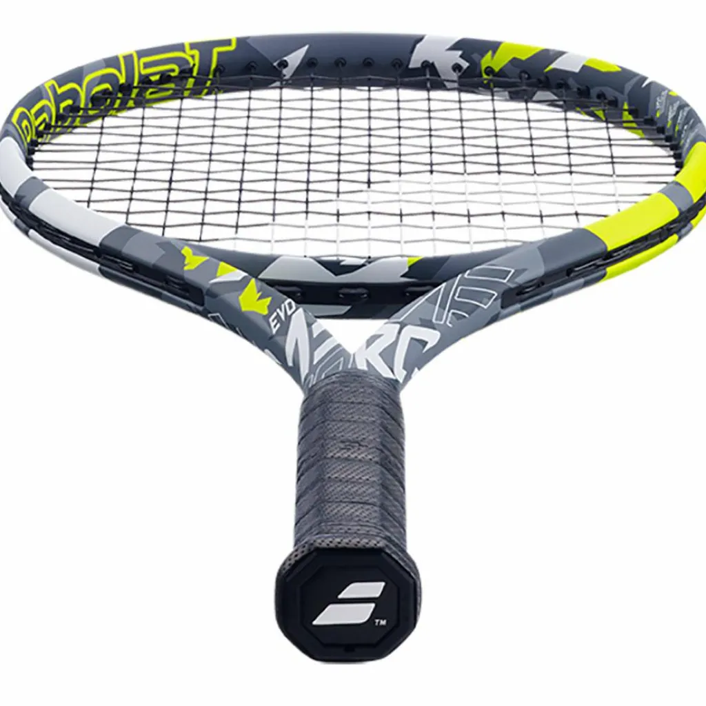 Babolat Evo Aero tennisracket grey yellow< Tennisracket
