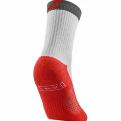 Tenniskleding-Babolat Pro 360 tennissokken heren wit rood