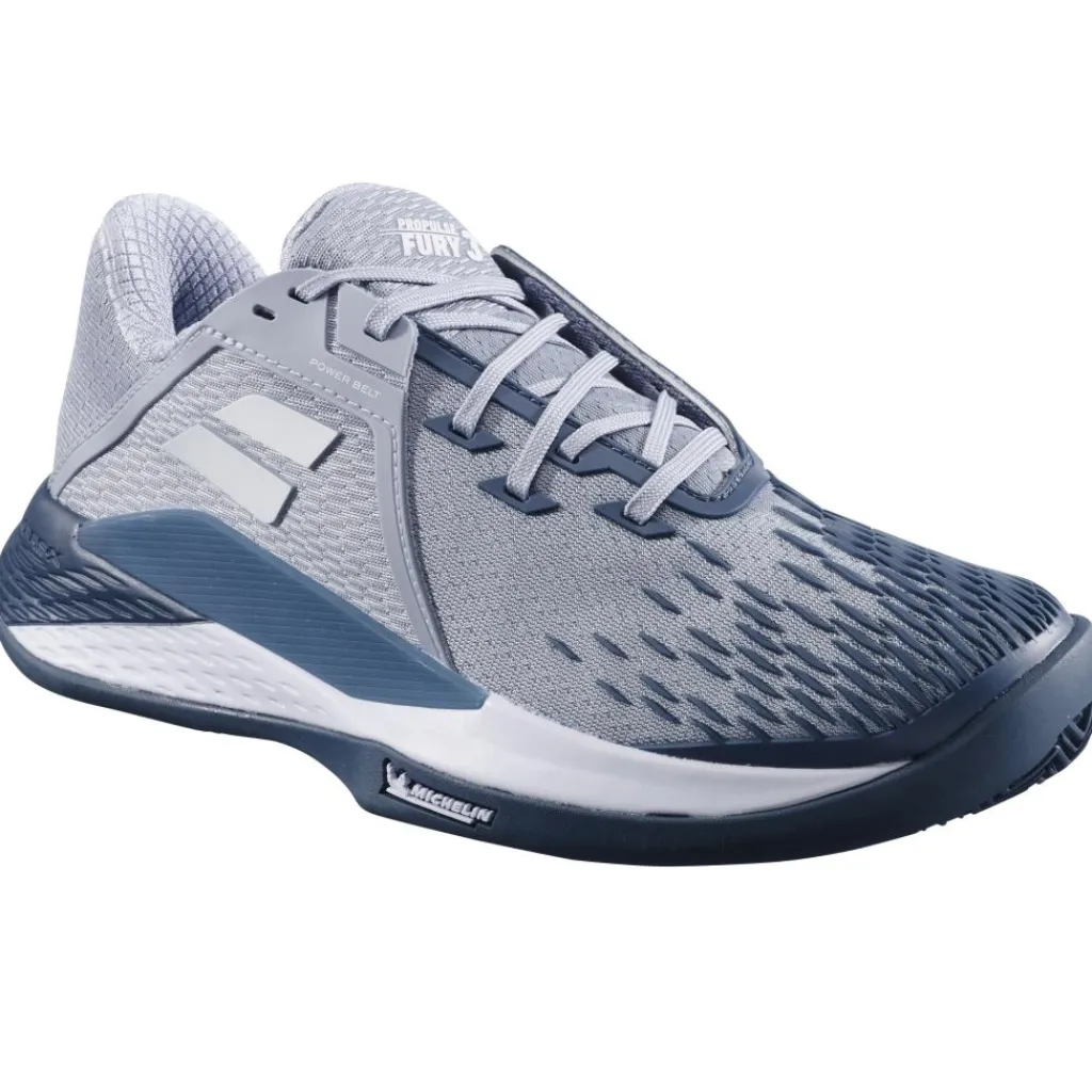 Babolat Propulse Fury 3 Clay tennisschoenen heren grey white< Tennisschoenen