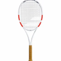 Tennisracket-Babolat Pure Strike 97 Gen4 tennisracket wit rood zwart