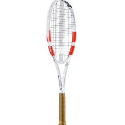 Tennisracket-Babolat Pure Strike 97 Gen4 tennisracket wit rood zwart