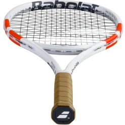 Tennisracket-Babolat Pure Strike 97 Gen4 tennisracket wit rood zwart