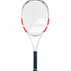 Babolat Pure Strike 100 Gen4 tennisracket wit rood ZWART< Tennisracket
