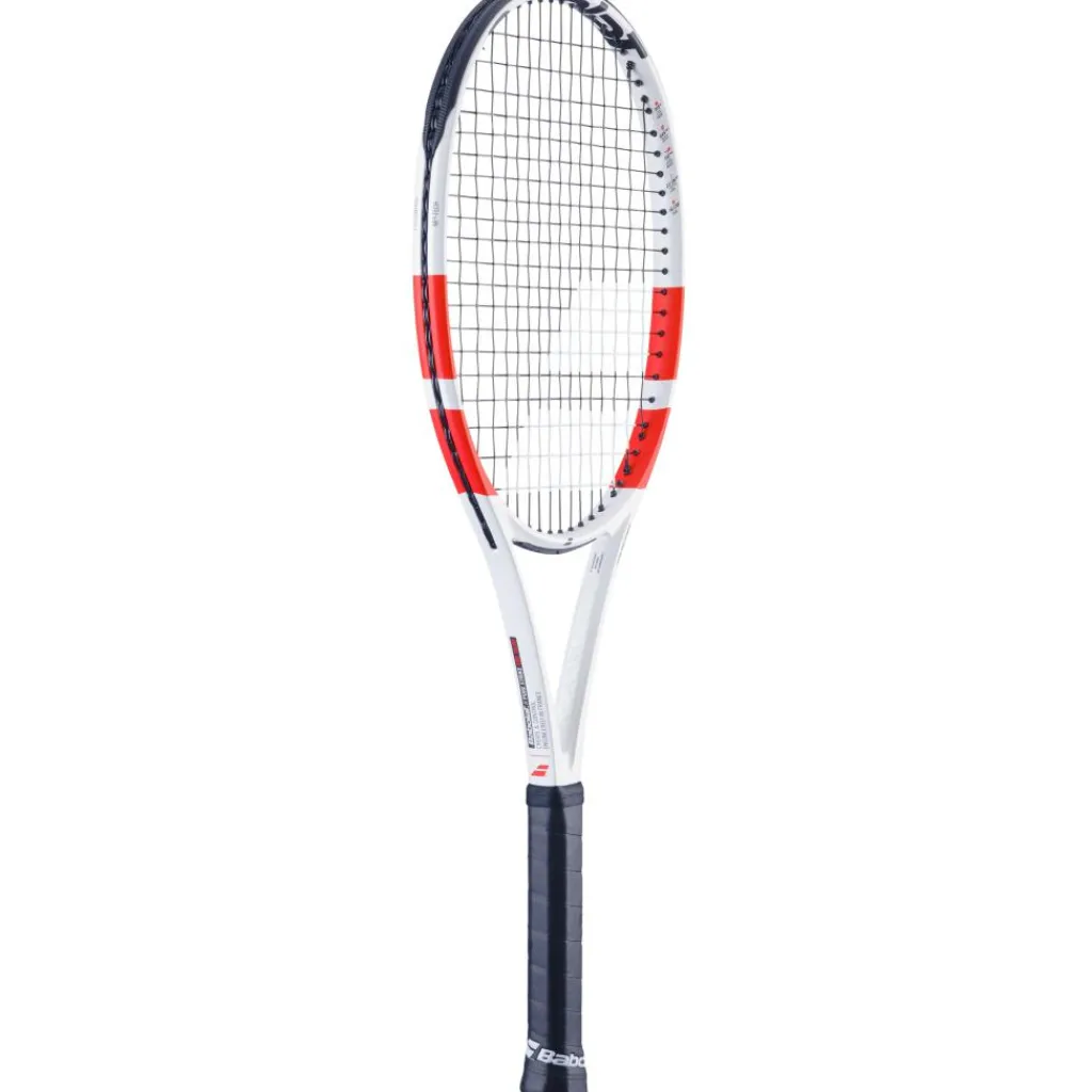 Babolat Pure Strike 100 Gen4 tennisracket wit rood ZWART< Tennisracket
