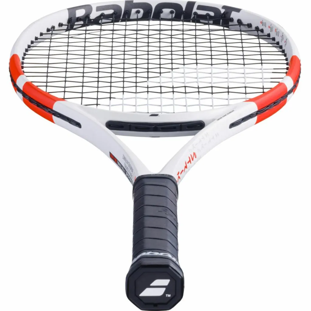 Babolat Pure Strike 100 Gen4 tennisracket wit rood ZWART< Tennisracket