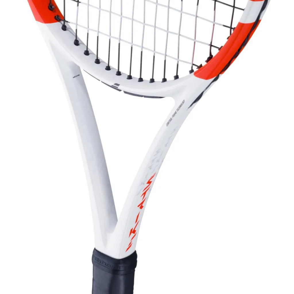 Babolat Pure Strike 100 Gen4 tennisracket wit rood ZWART< Tennisracket