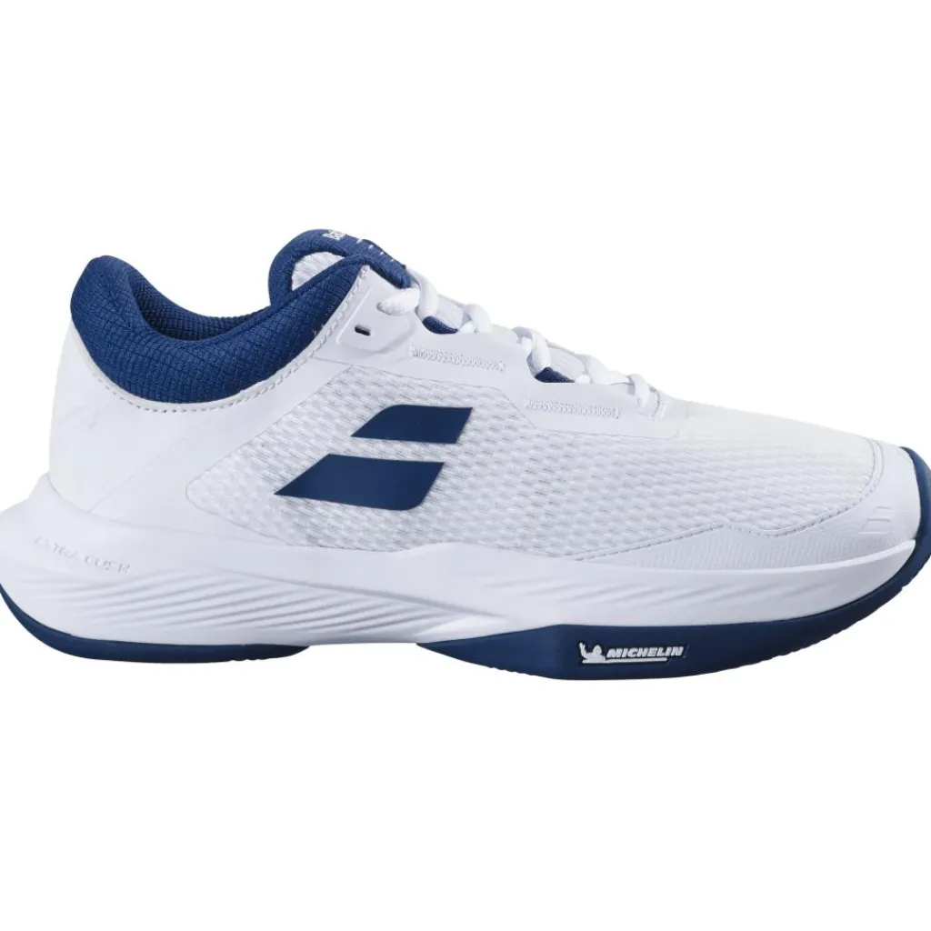 Babolat SFX 4 Clay tennisschoenen heren white estate blue< Tennisschoenen
