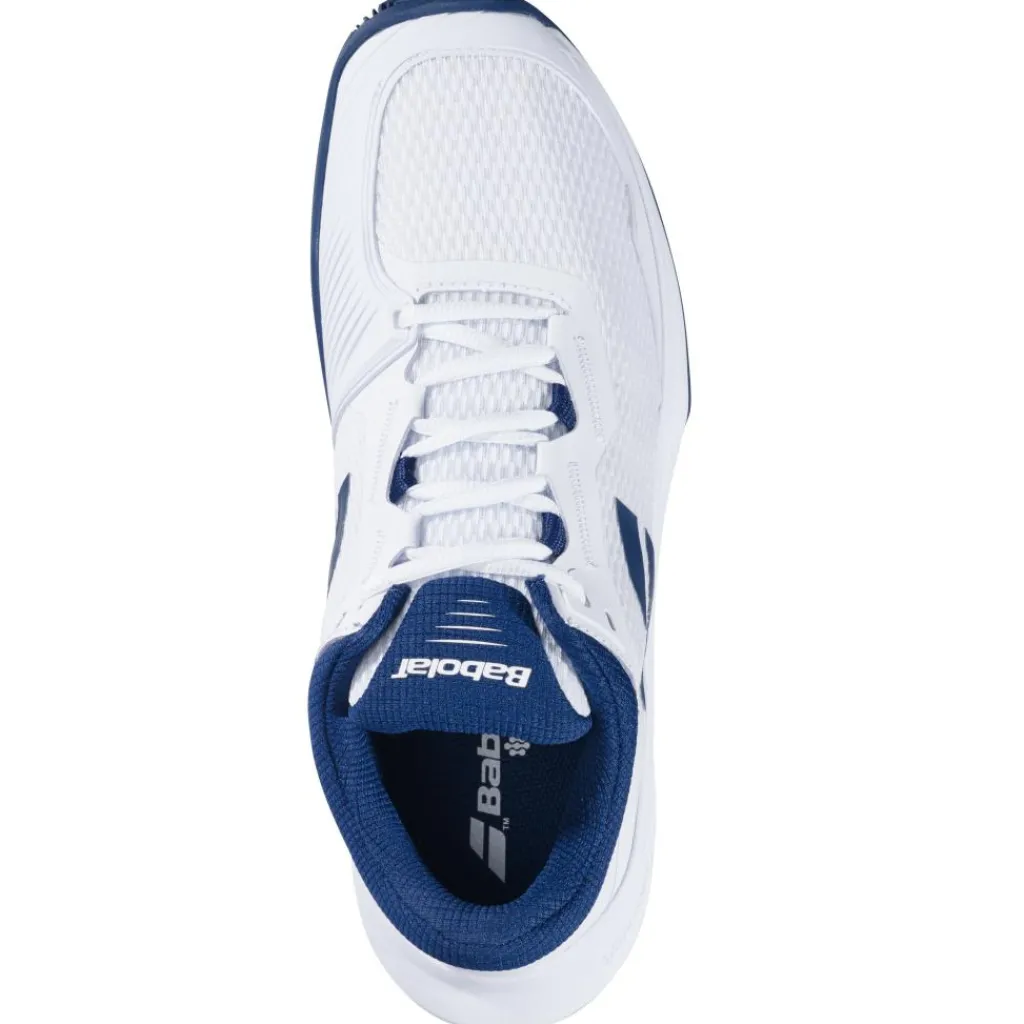 Babolat SFX 4 Clay tennisschoenen heren white estate blue< Tennisschoenen