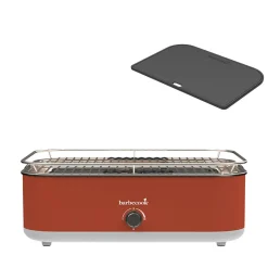 Elektrische Bbq-Barbecook E-Carlo elektrische barbecue red inclusief contactplaat