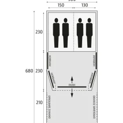 Bardani AirWave 300 Deluxe TC opblaasbare tent beige< Tunneltenten|Koepeltenten