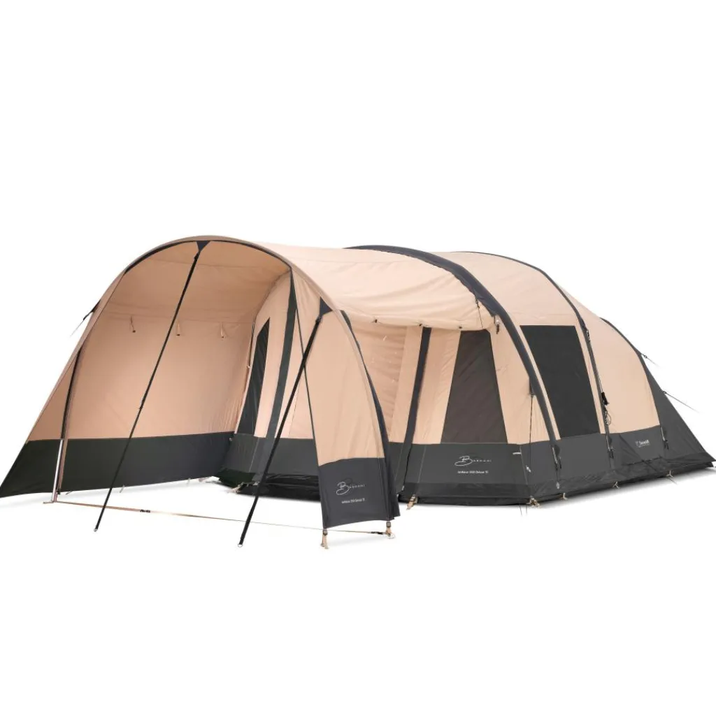 Bardani AirWave 350 Deluxe TC opblaasbare tent beige anthracite< 5-Persoons Tent|Tunneltenten