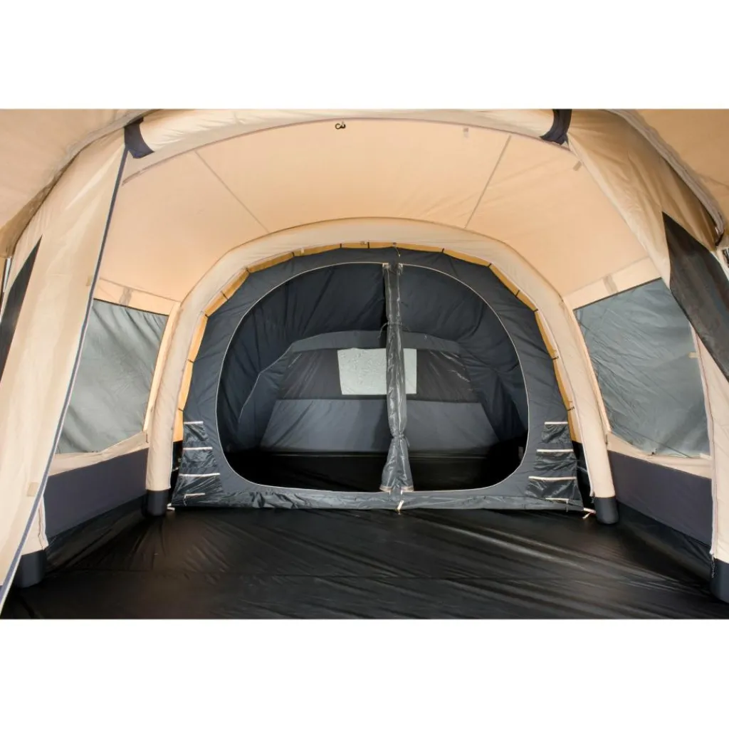 Bardani AirWave 350 Deluxe TC opblaasbare tent beige anthracite< 5-Persoons Tent|Tunneltenten