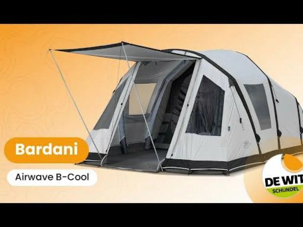 4-Persoons Tent|Tunneltenten-Bardani AirWave 300 opblaasbare tent grey