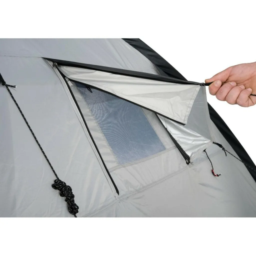 4-Persoons Tent|Tunneltenten-Bardani Amigo 350 vis-à-vis tent grey