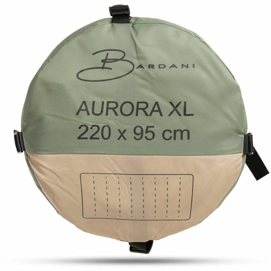 Bardani Aurora XL slaapzak olive green< Slaapzakken
