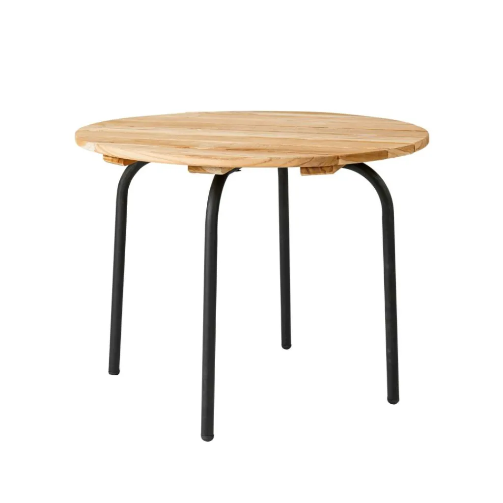 Tuintafels-Bardani Bari M bijzettafel ø 55 teak