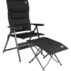 Bardani Bernardo XL 3D Comfort campingstoel zebra black< Campingstoelen