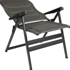 Campingstoelen-Bardani Bernardo XL 3D Comfort campingstoel platina grey