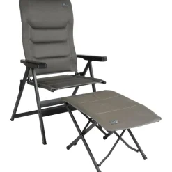 Campingstoelen-Bardani Bernardo XL 3D Comfort campingstoel platina grey