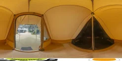 4-Persoons Tent|Tunneltenten-Bardani Greenland 320 RSTC piramidetent beige