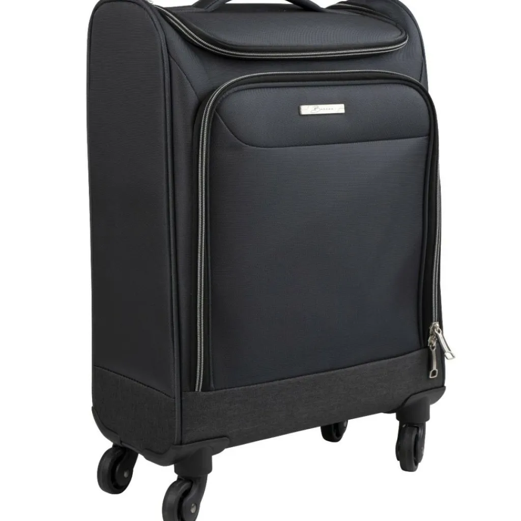 Koffersoorten|Fietsartikelen-Bardani Light Flight 4 trolley 55 - 20 cm black