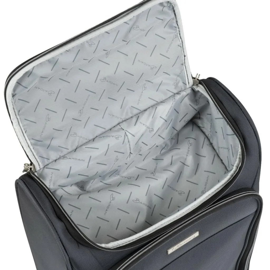 Koffersoorten|Fietsartikelen-Bardani Light Flight 4 trolley 55 - 20 cm black