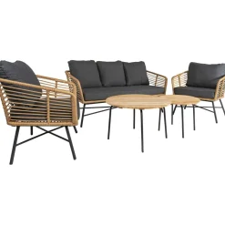 Bardani Madero loungeset bamboo 5-delig< Loungesets