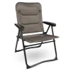 Campingstoelen-Bardani NAVARA 3D Comfort campingstoel platina grey