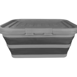 Opbergboxen & Kratten-Bardani Nelson opvouwbare mand 38L met deksel