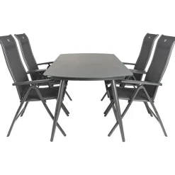 Tuinsets-Bardani Olivia 180 x 100 cm Alice 4 tuinset grey