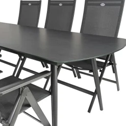 Tuinsets-Bardani Olivia 240 x 100 cm Aruba 6 tuinset grey