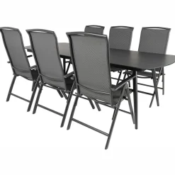 Tuinsets-Bardani Olivia 240 x 100 cm Capri 6 tuinset grey